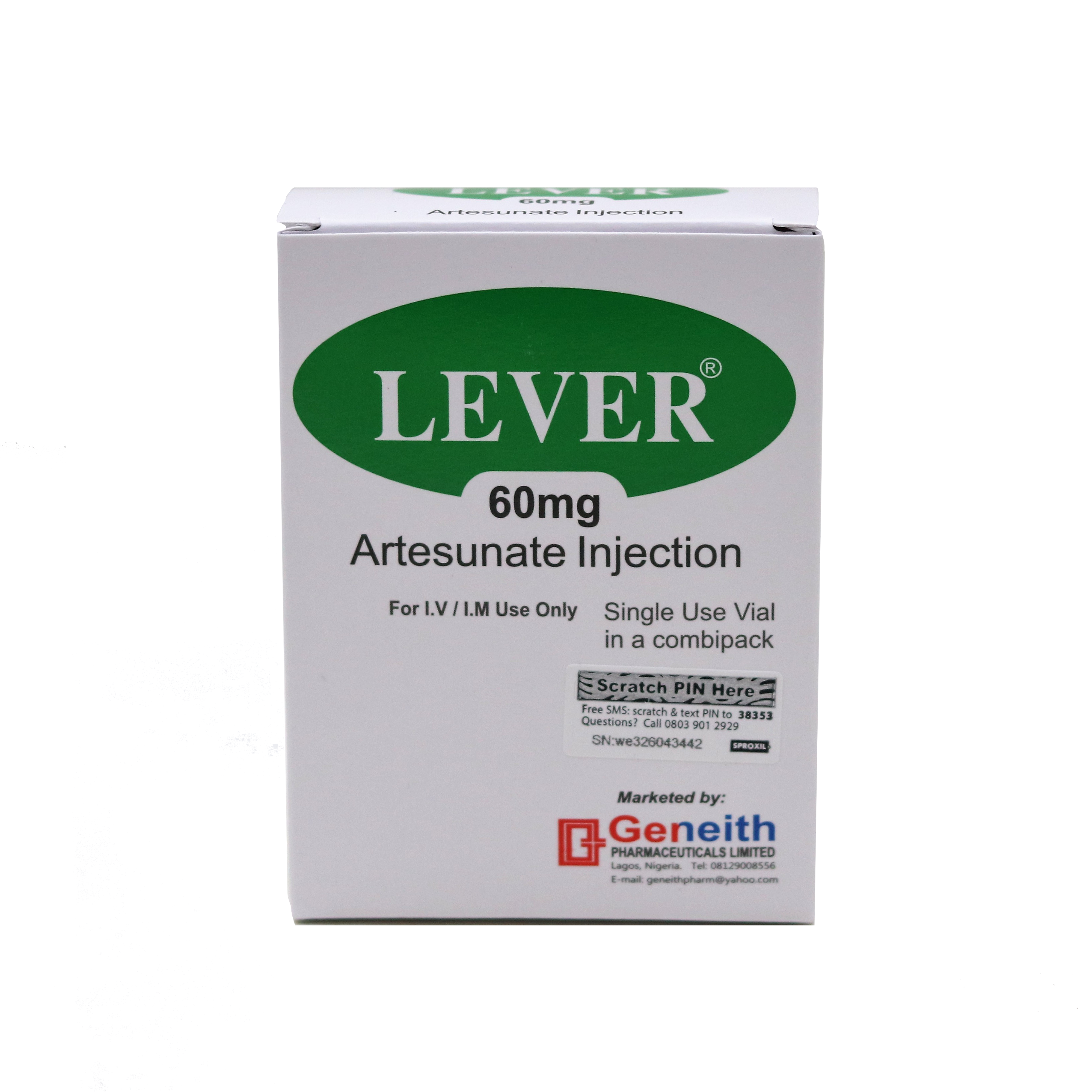 Lever injection 60mg2